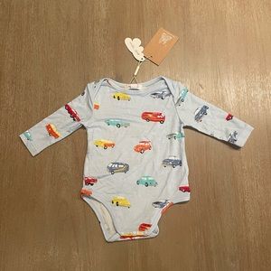 NWT 0-3M Angel Dear Vehicle Onesie & NWT Copper Pearl Construction Truck Hat